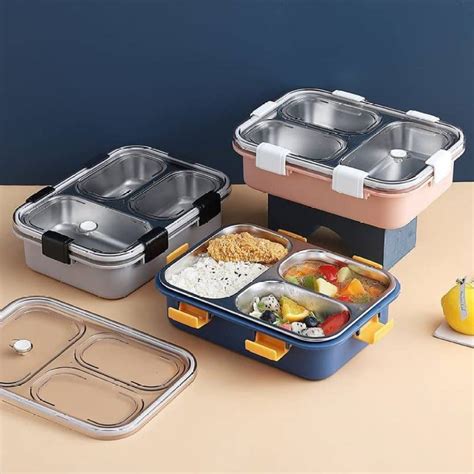 compartment lunch box steel|simple steel lunch box.